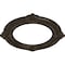Ekena Millwork Benson Ceiling Medallion (Fits Canopies up to 8"), 13 1/8"OD x 8"ID x 5/8"P, Stone Hearth Crackle CM13BNSHC - alternate 4